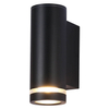 Ścienna lampa metalowa Fondo OWL-2067-1-4K Italux LED 10W 4000K IP54 czarny