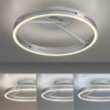 Sufitowa lampa na pilot PURE E-LOOP srebrna 6552-95 1xLED 20W 2700-5000K zmienna barwa