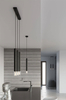 Czarna lampa wisząca SL.0961 minimalistyczne tuby do salonu