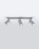 Spot LAMPA sufitowa SPARK SL.0451 metalowa OPRAWA reflektorowa LISTWA regulowane tuby szare