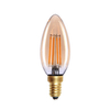 Żarówka świecznikowa 552-B35-DIM-AMB Italux LED E14 4W 300lm 2200K bursztynowa