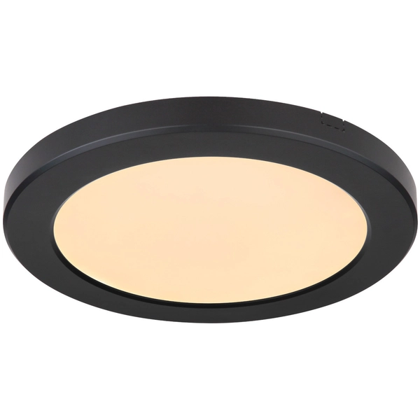 LAMPA sufitowa LASSE 12379-18B Globo okrągła OPRAWA plafon LED 18W 3000K - 6500K metalowy czarny