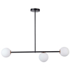 Industrialna LAMPA sufitowa GAMA 33190 Sigma metalowa OPRAWA natynkowa kule balls sticks loftowe molekuły czarne
