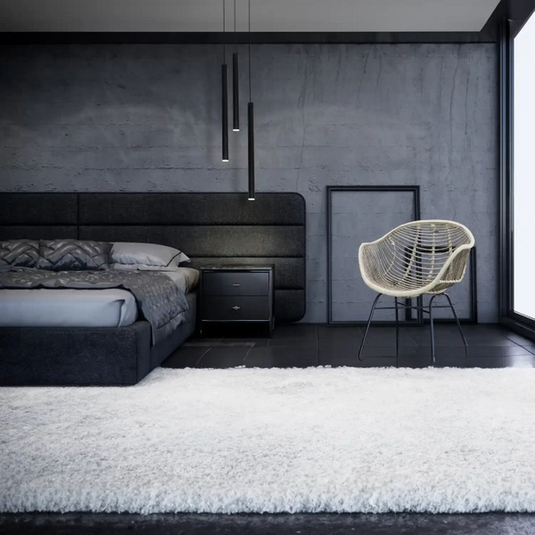 Wisząca lampa Elin PL0123-BK Yaskr LED 3W 3000K tuba IP44 czarna