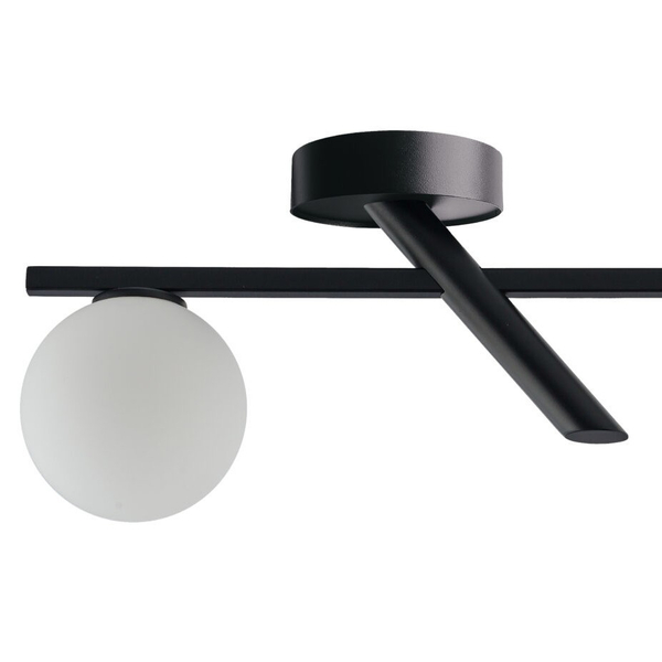 Nowoczesny PLAFON salonowy ZOE 33326 Sigma modernistyczny czarny