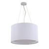 Abażurowa lampa wisząca MILK LP-021/4P WH oprawa zwis okrągły biały OUTLET