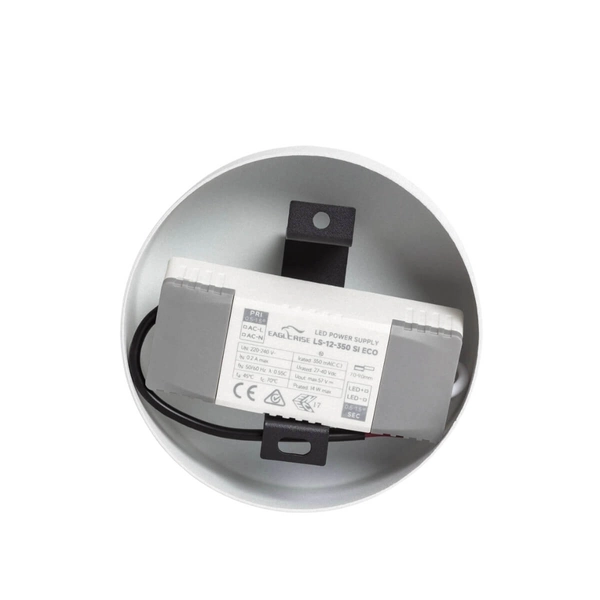 Wisząca okrągła lampa Rotonde ABR-LWO-RTO-10W-B LED 10W 3000K talerz biały