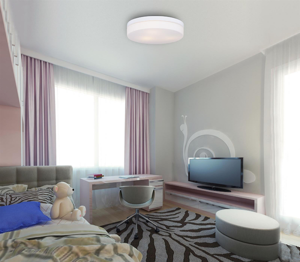 Plafon LAMPA sufitowa ODA C0193 Maxlight okrągła OPRAWA plafoniera metalowa IP44 biała