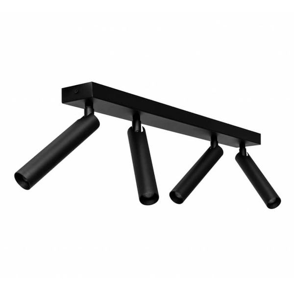 Lampa LED ścienno-sufitowa Roll 50922402 Kaspa 16,8W 3000K tuby czarne