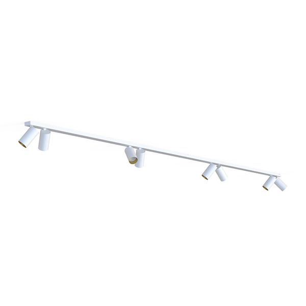 Nowoczesna lampa przysufitowa Mono 7694 do przedpokoju biała