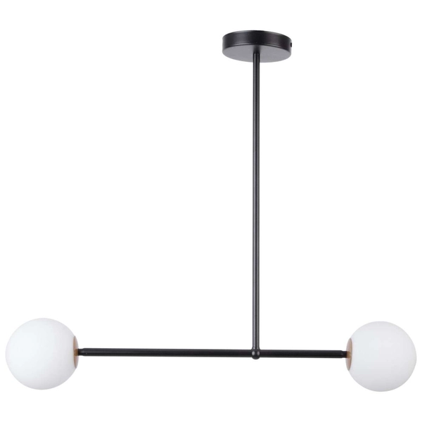 Sufitowa LAMPA industrialna GAMA 33192 Sigma metalowa OPRAWA kule balls natynkowe molekuły sticks loftowe czarne