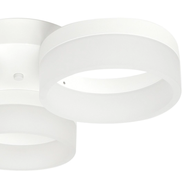 Plafon LAMPA sufitowa RING ML166 Milagro futurystyczna OPRAWA pierścienie rings LED 36W 4000K białe