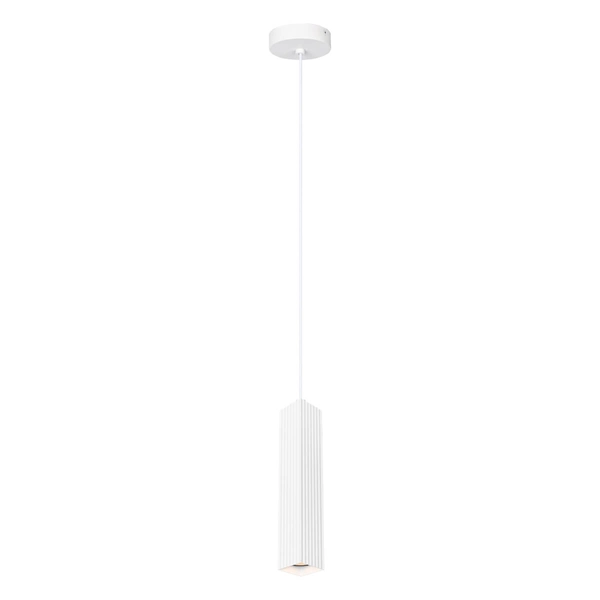 Metalowa lampa wisząca Tecno PND-37492-1-WH Italux zwis sopel biała