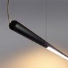 Lampa wisząca Line 536301103 Elkim LED 18W 3000K nad wyspę czarna