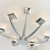 Lampa sufitowa do jadalni Ayres AYRES-6CH chrom przezroczysty