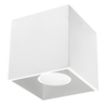 Downlight LAMPA sufitowa SL.0027 metalowa OPRAWA kostka cube biała