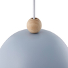 Wisząca lampa nad stół GASTON 2412653006 niebieski drewniany