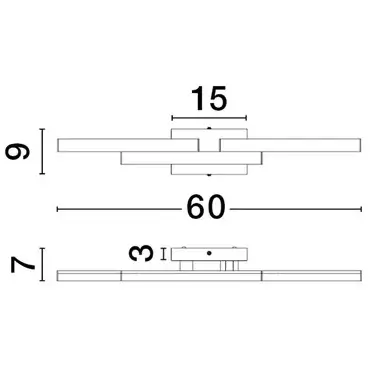 Łazienkowy ścienny kinkiet MARVONA LE45682 LED 14W 4000K IP44 biała