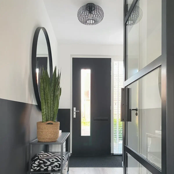 Sufitowa lampa do sypialni MANUELA 78174/40/36 Lucide szary