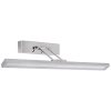 Kinkiet LAMPA ścienna PICTURE SLIM 3907 Rabalux metalowa OPRAWA klasyczna LED 8W 4000K galeryjka regulowana chrom