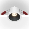 Lampa sufitowa podtynkowa Alfa DL043-01-10W3K-RD-W LED 10W 3000K biały