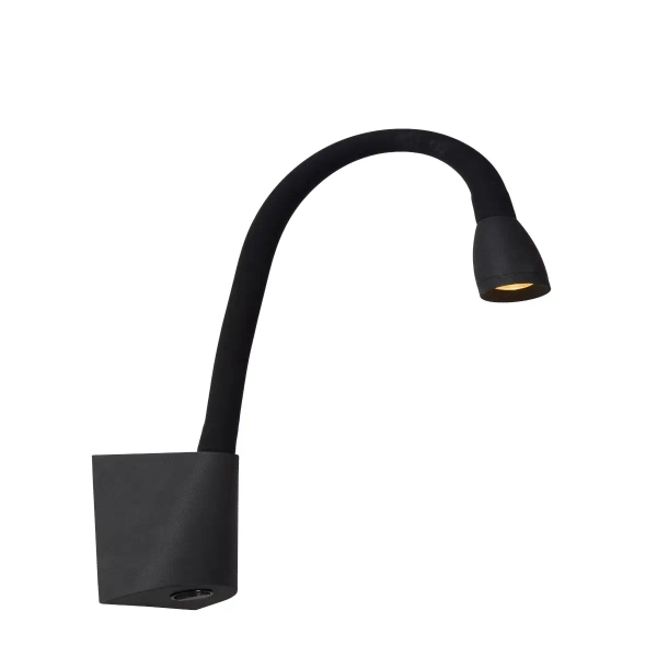 Regulowana lampa ścienna Galen 18294/03/30 Lucide LED 3W 3000K czarna
