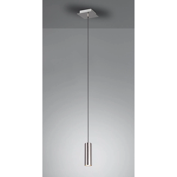 Zwis lampa salonowa VANTOS DL107312400 Trio tubka rurka srebrny