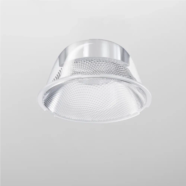 Jednoobwodowa soczewka szynowa LED Focus 20W LensD50-24 przezroczysta