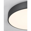 Okrągła lampa sufitowa GESELL LE44409 LED 30W 3000K dysk czarna biała