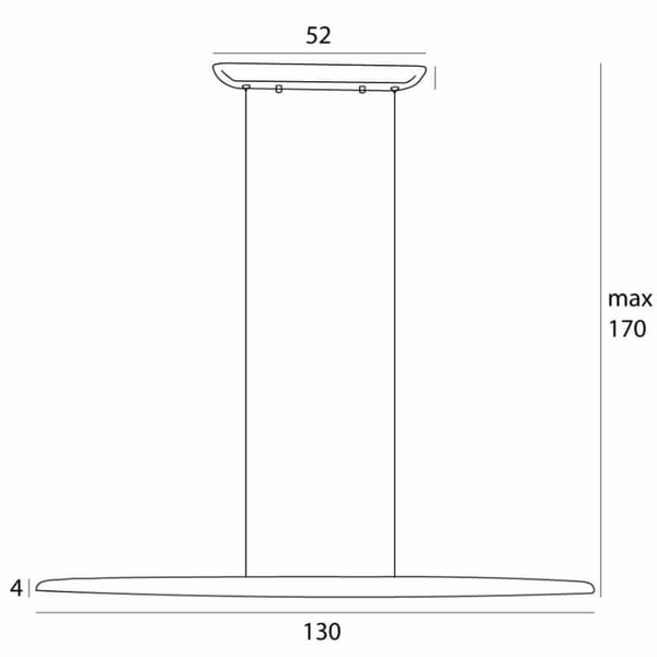 Lampa wisząca Woody P0598 LED 25W 3000K drewniana brązowa