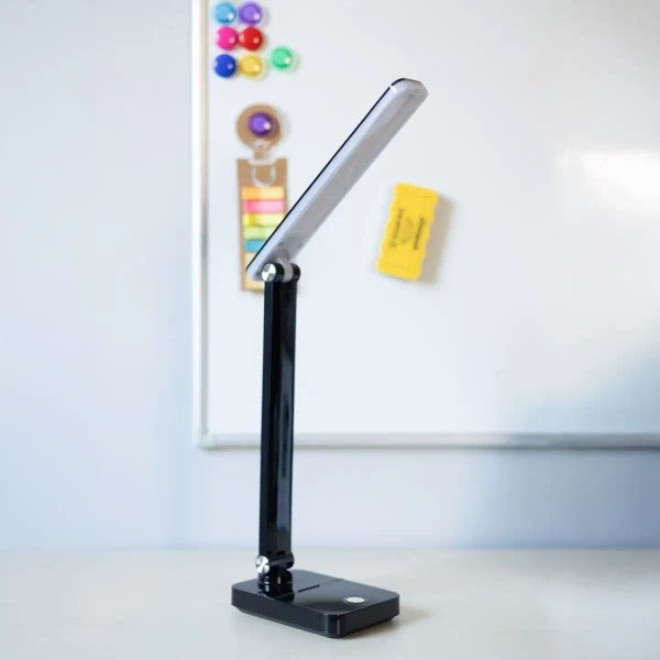 Regulowana lampa BIURKOWA 1949-BK LED 8W CCT dotykowa czarna