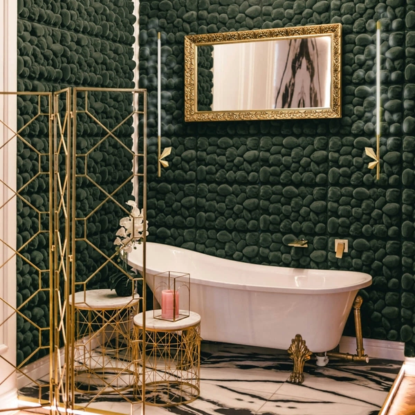 Minimalistyczna lampa ścienna FLORENCE ST-9515 GOLD LED 5W 3000K złoty