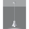 Wisząca lampa Taleja SL.0983 Sollux industrialna nad wyspę biała