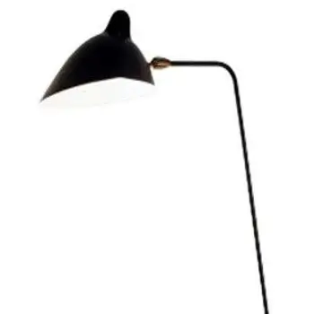 Loftowa lampa podłogowa Crane ST-F8701 Step metalowa czarna