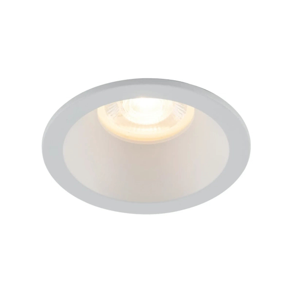 Podtynkowa lampa sufitowa OPTI biała oczko wpust 1xGU10 IP65 10578