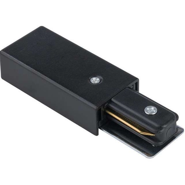 Zasilanie końcowe szynoprzewodu PROFILE POWER END CAP 9463 Nowodvorski do 1-fazowej szyny natynkowej 230V czarne