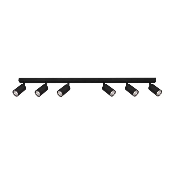 Plafon LAMPA sufitowa Monti K-4555 Kaja regulowana OPRAWA metalowe reflektorki tuby czarna