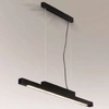 LAMPA wisząca OTARU 5572 Shilo metalowa OPRAWA listwa ZWIS prostokątna LED 14,4W 3000K belka czarna