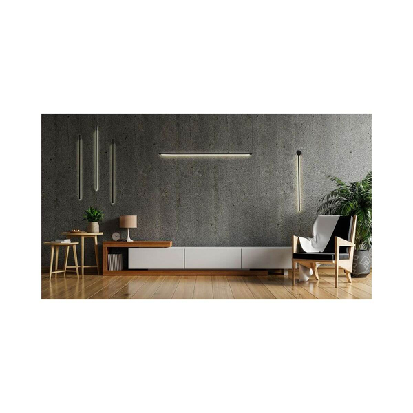 Minimalistyczna lampa ścienna Ombre listwa LED 8W czarna