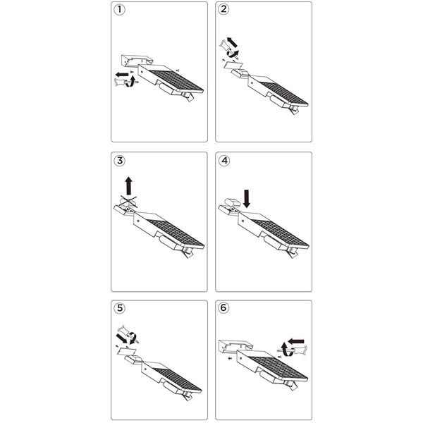 Regulowana LAMPA ścienna TILLY 6901201000 Lutec solarna OPRAWA kinkiet LED 4W 4000K zewnętrzny IP44 szary