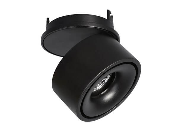 Ruchoma lampa wpustowa ALBACETE LE61360 LED 13W 3000K punktowa czarna