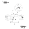 Salonowa lampa sufitowa Zois HK19236S76 industrialna czarna