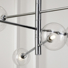 Wisząca lampa salonowa sticks Sola ST-5020-12 Step szklane kule chrom