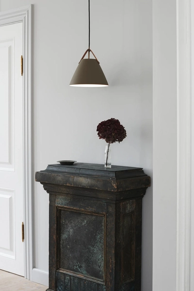 Industrialna lampa wisząca Strap 84333009 Nordlux brązowa