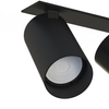 2-punktowa lampa podtynkowa Mono 7834 ruchoma do salonu czarna