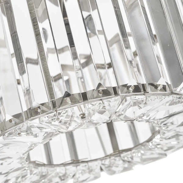 Glamour plafon natynkowy Vetro LP-2910/1C CH okrągły chrom