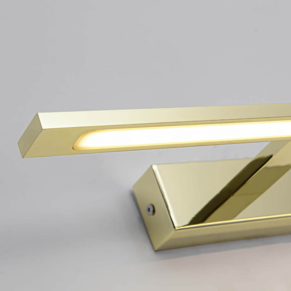 Kinkiet ścienny ISLA GS-LWB-12W GOLD CCT LED 12W 3000-6000K IP44 złota OUTLET