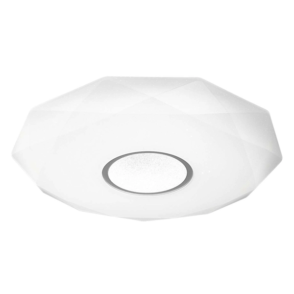 Plafon LAMPA sufitowa DIAMOND 313492 Polux geometryczna OPRAWA natynkowa LED 24W 3000K - 6500K do łazienki biała