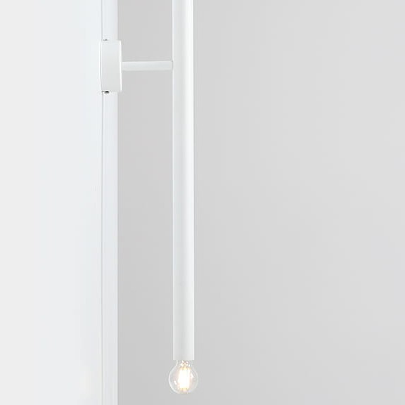 Ścienna tuba TUBO 1072D_L Aldex metalowa na korytarz biała