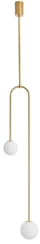 Lampa wisząca Low MSE010100288 balls do salonu białe złote